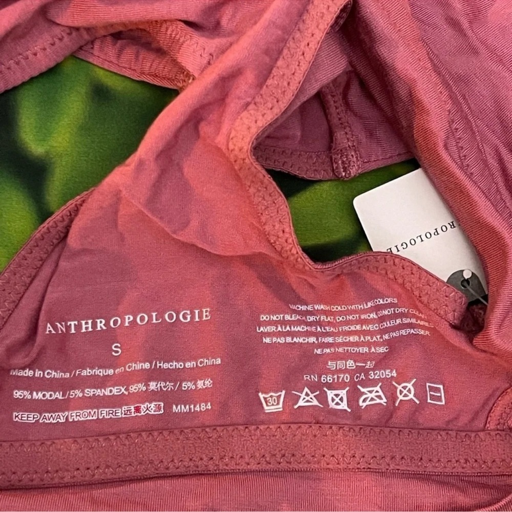 ANTHROPOLOGIE Monique
Modal Bralette in Raspberry Color, Size Small, NWT - Picture 4 of 6